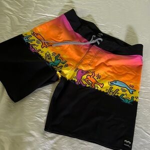 Billabong Mens Keith Haring Dolphin Dance Airlite Boardshorts